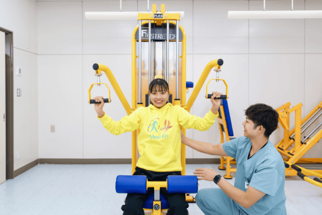 “ストレッチトレーニングの様子"