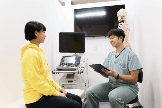 ストレッチトレーニングの様子